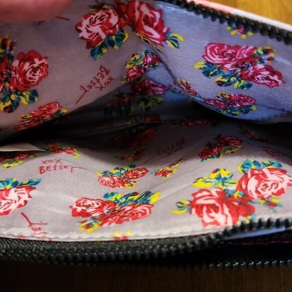 Betsy Johnson Floral Talli Wristlet Pouch - Picture 5 of 8